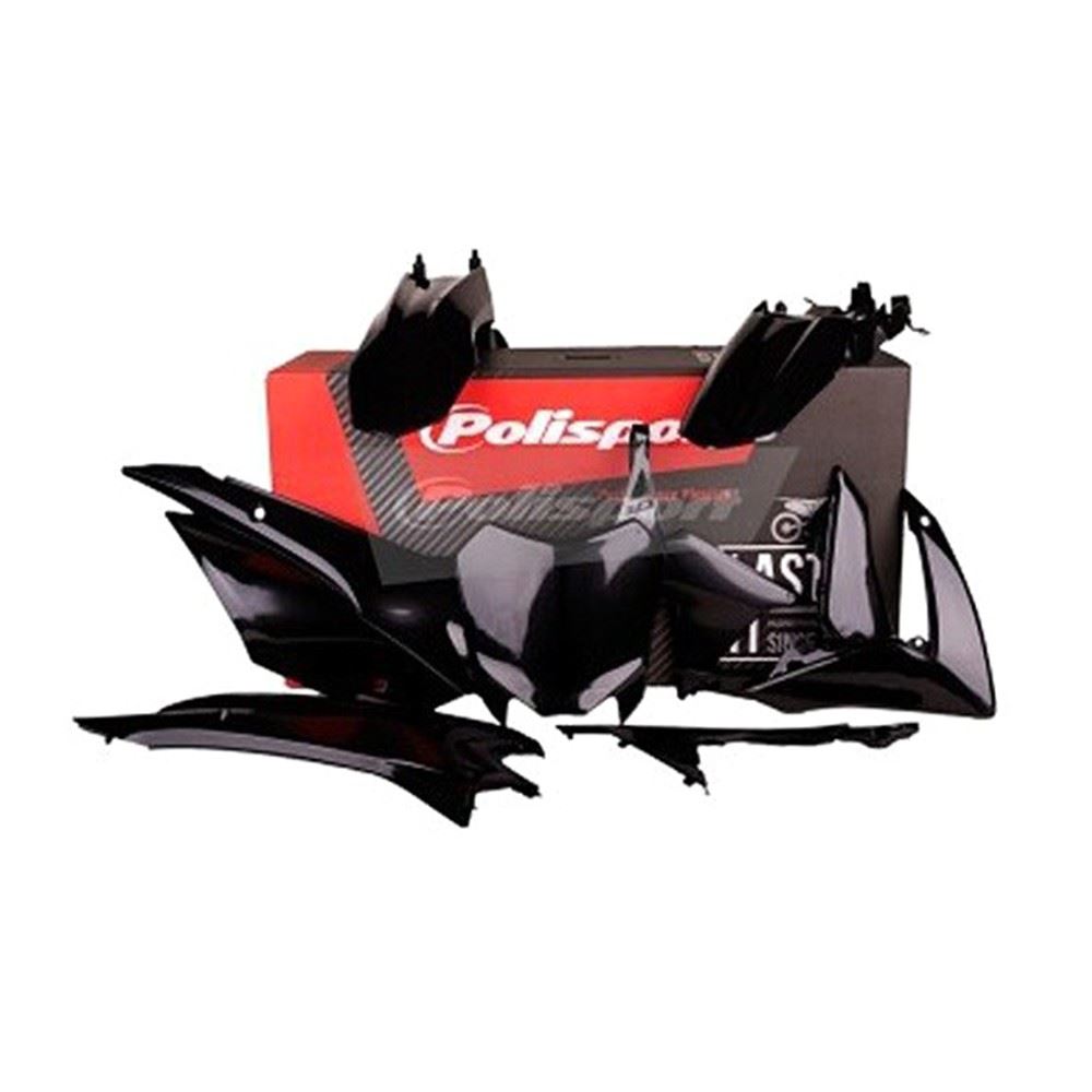 POLISPORT PLASTIC KIT HONDA CRF110 2013-2018, BLACK