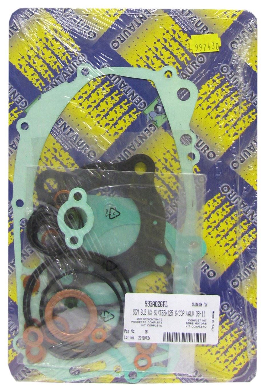 Centauro Full Gasket Set Suzuki UX125 SIXteen 2008-2010