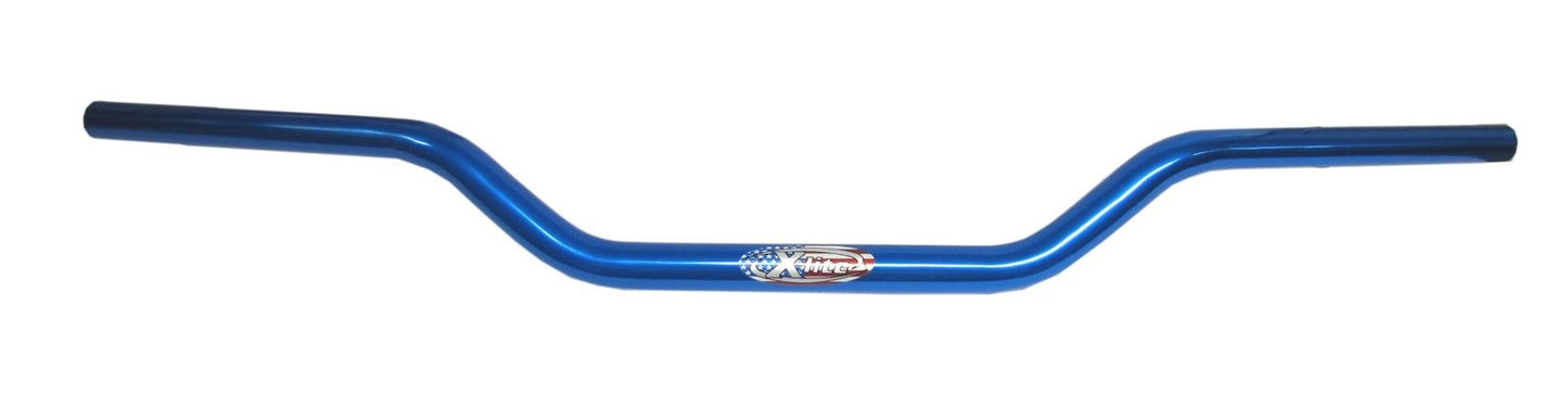Handlebar 7/8" to 1" Steering Taper Aluminium Blue 3.50" rise