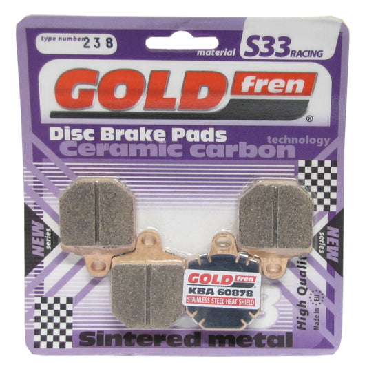 Goldfren Brake Pads S33-238, FA433 Magura 4 Piston Radial Caliper