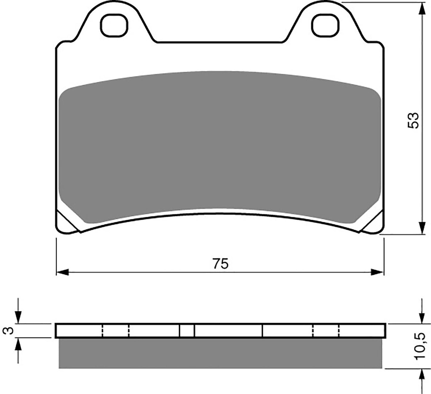 Goldfren Brake Pads S33-073, VD242, FA123, FDB662, SBS590