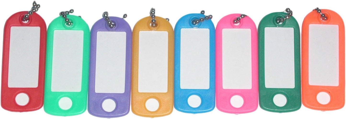 Keyring Key Ring Name Tag Type ID Name Label Fob Card Plastic Luggage (Per 200)