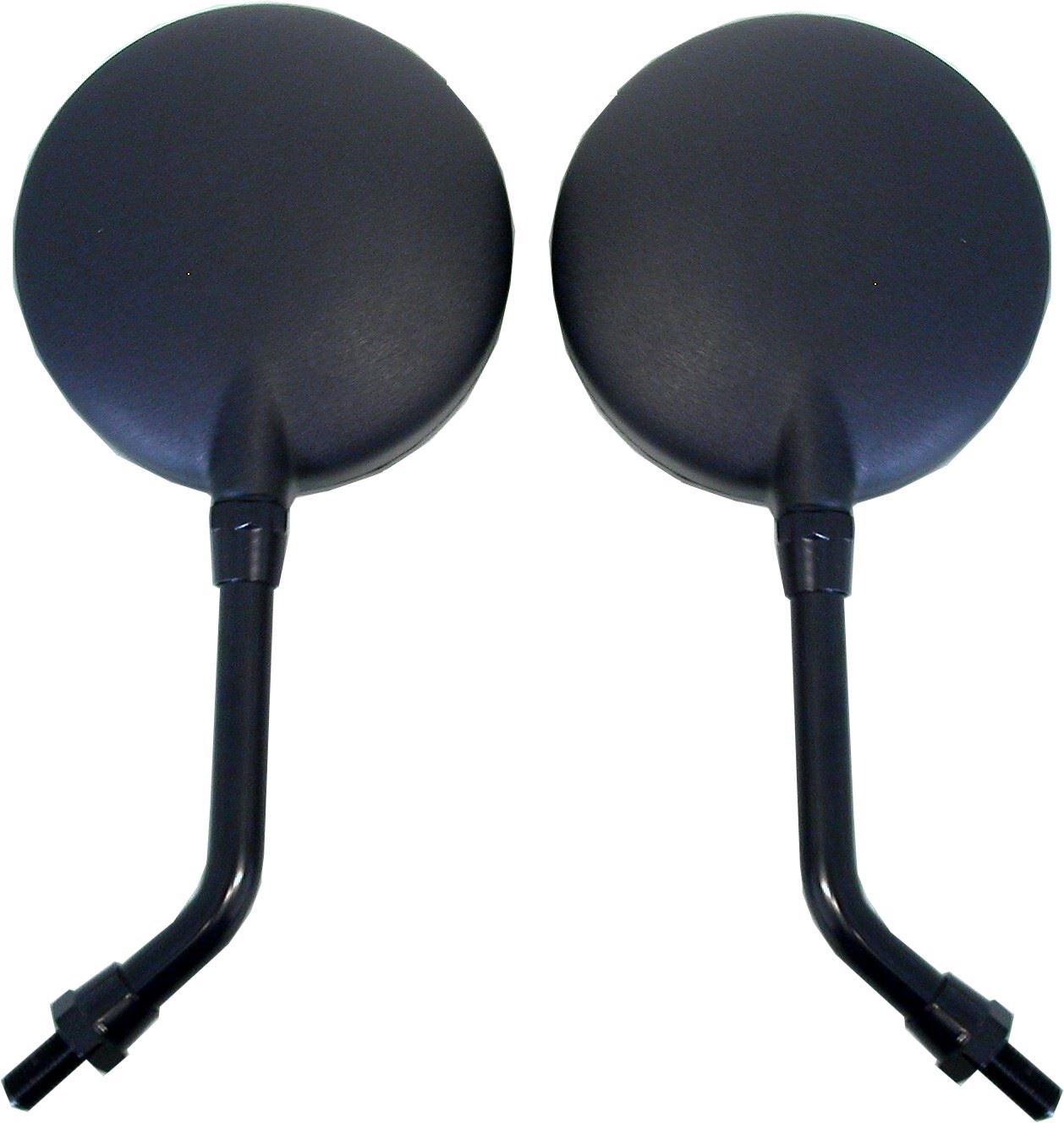 Mirrors 10mm Black Round Left & Right Kawasaki Z Style Short