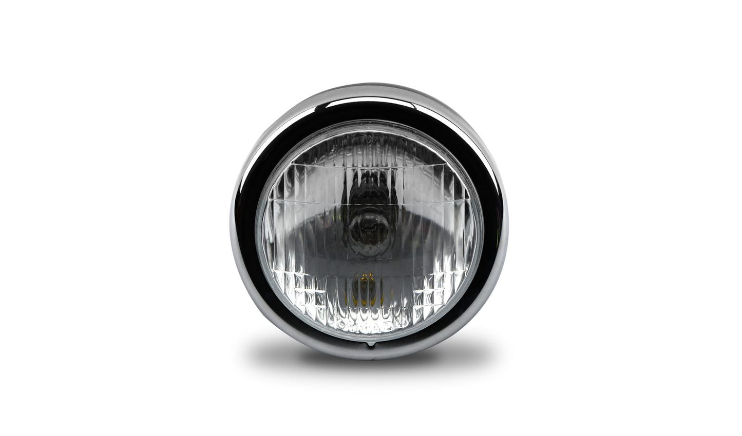 Headlight Round Black Back Complete Universal 5.5'' CD185