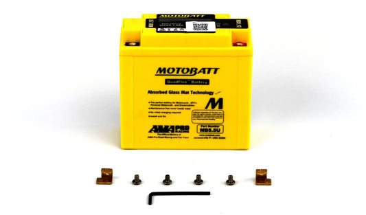 Motobatt Battery MB5.5U 12v 7.4Ah (20Hr) CCA:90A 12N5.5-3B, 12N5.5-4A L:135mm x H:130mm x W:60mm