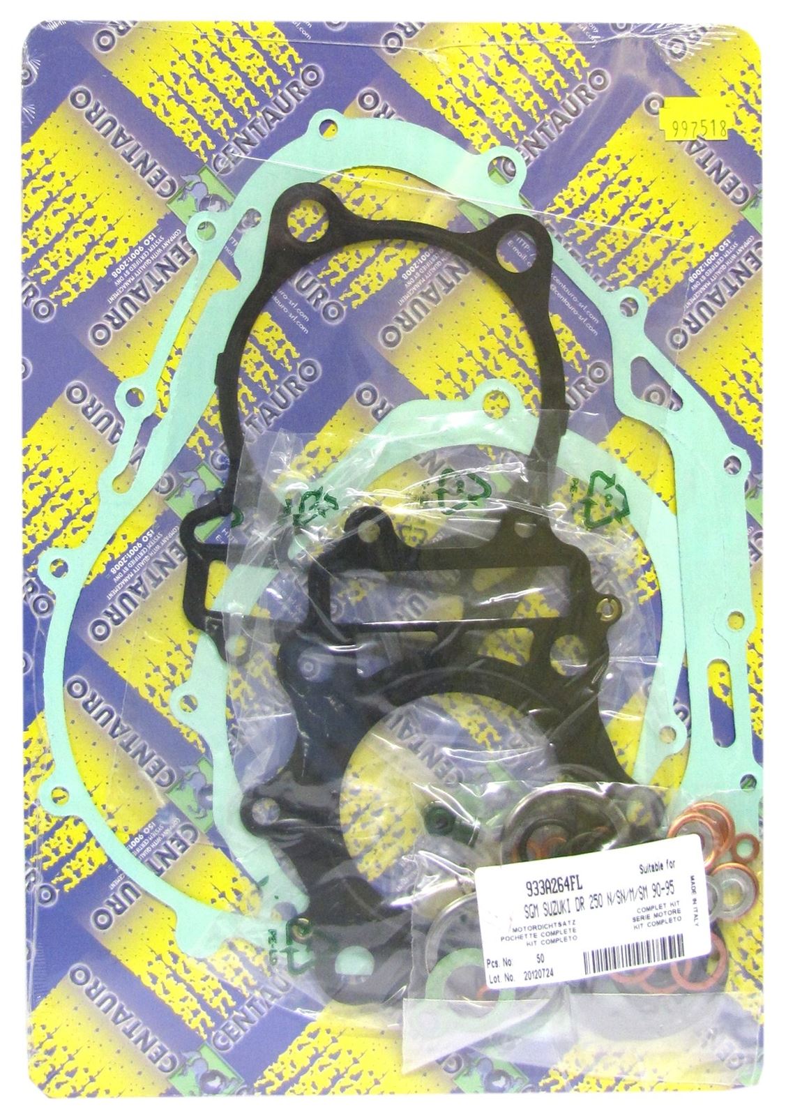 Centauro Full Gasket Set Suzuki DR250SE-S (SJ4 4A) 1990-1995