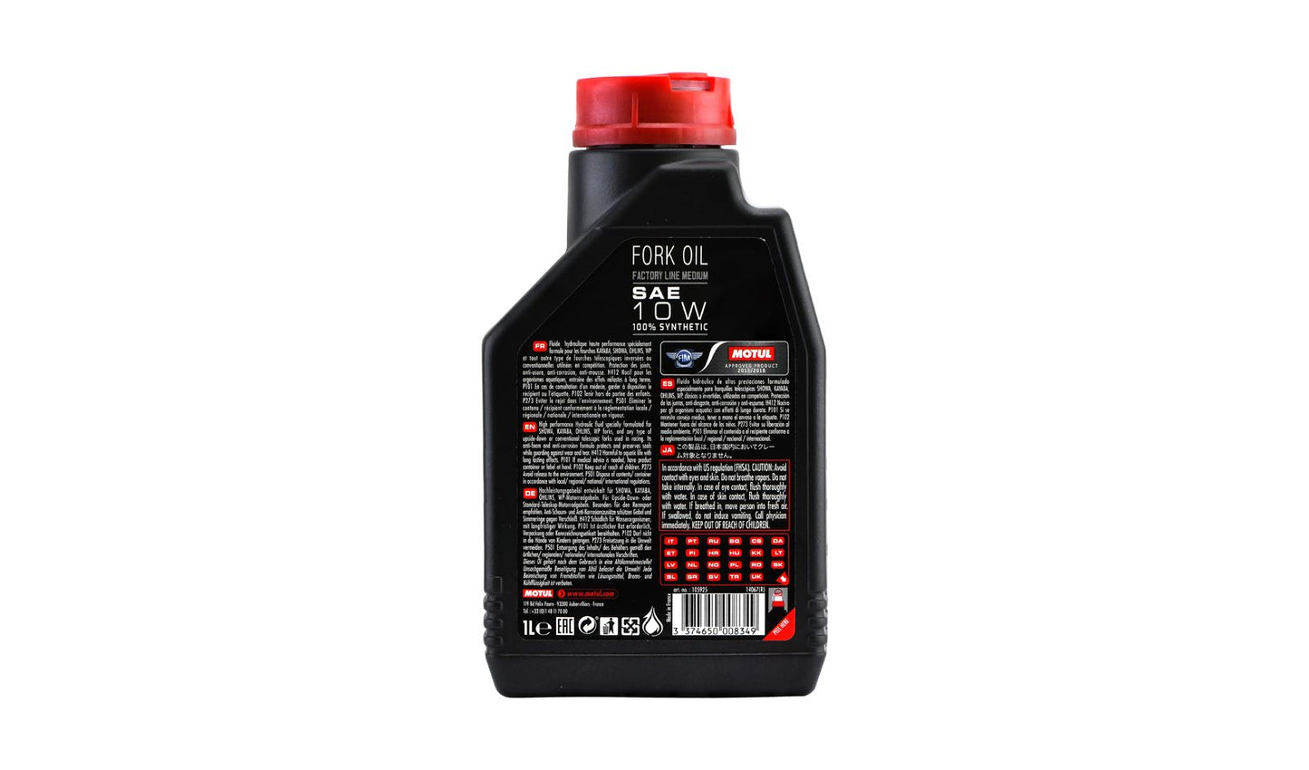 Motul Fork Oil Factory Line Medium 10w