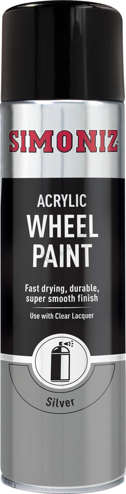 Simoniz 5 Wheel Silver Spray Paint (500ml)