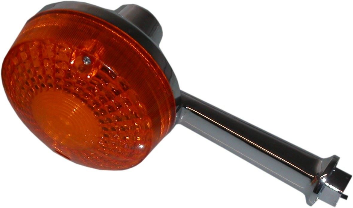 Indicator Suzuki GS750/850/1000 Large Round Chrome (Amber) (Stem 82mm)
