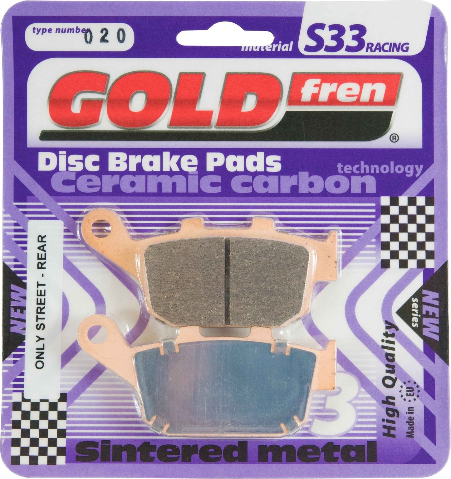 Goldfren Brake Pads S33-020, VD147, FA140, FDB531, SBS614