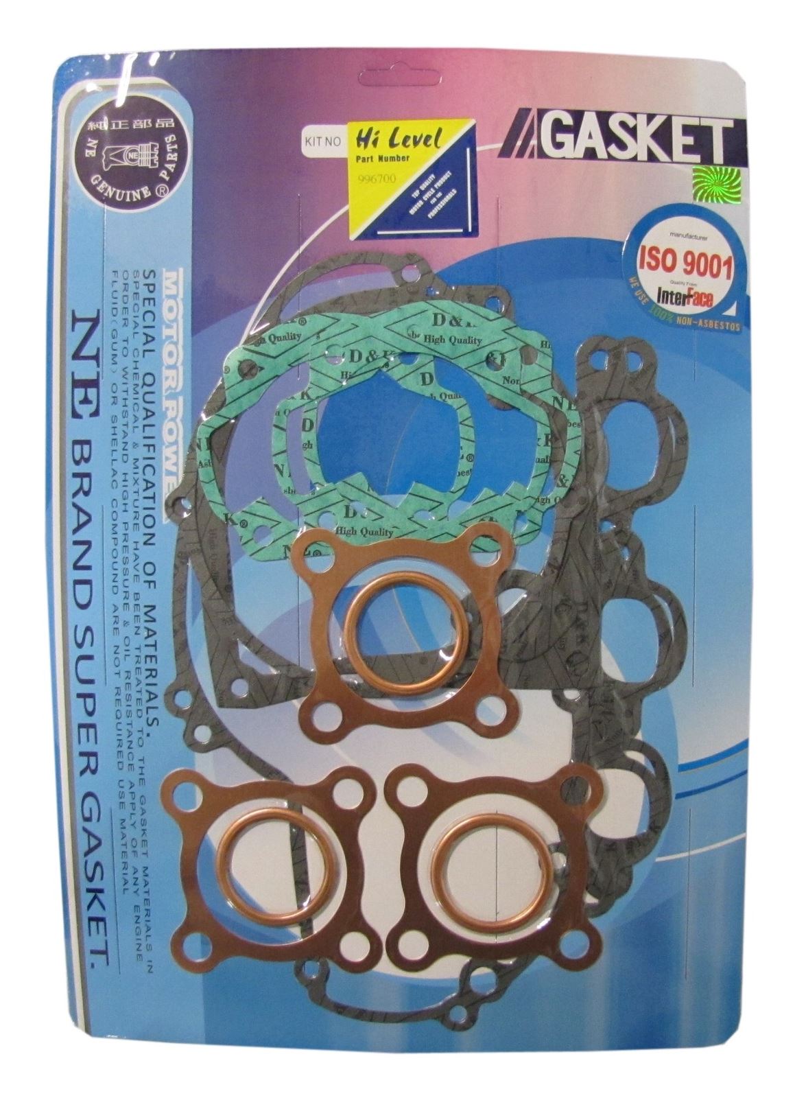 Full Gasket Set Kawasaki H1,D,E,F, KH500 3 Cylinder 1970-1976