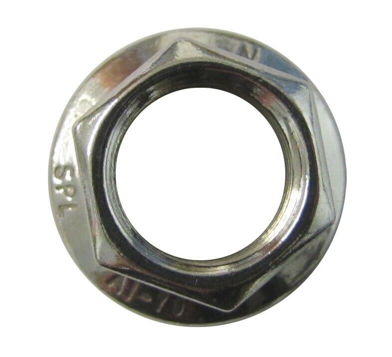 Nuts Flange Stainless Steel 14mm Thread uses 21mm Spanner (Per 20)