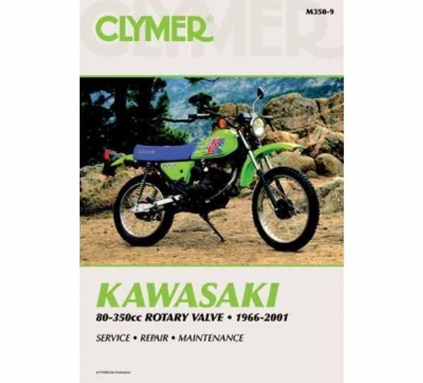 Clymer Manual For Kawasaki 80-350cc Rotary Valve 66-01