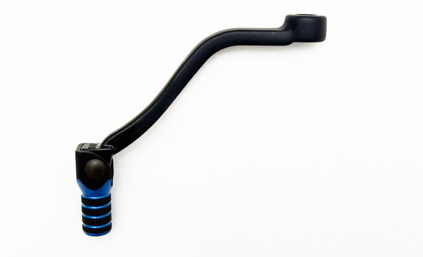 Gear Lever Alloy Black with Blue Tip KTM 125 SX 23-25, 250 SX 23-25, 300 SX 23-24, 250 EXC 24, Husqvarna TC125 23-25, TC250 23-25, TE250 24, Gas Gas MC125 24-25, MC250 25, EX250 24-25