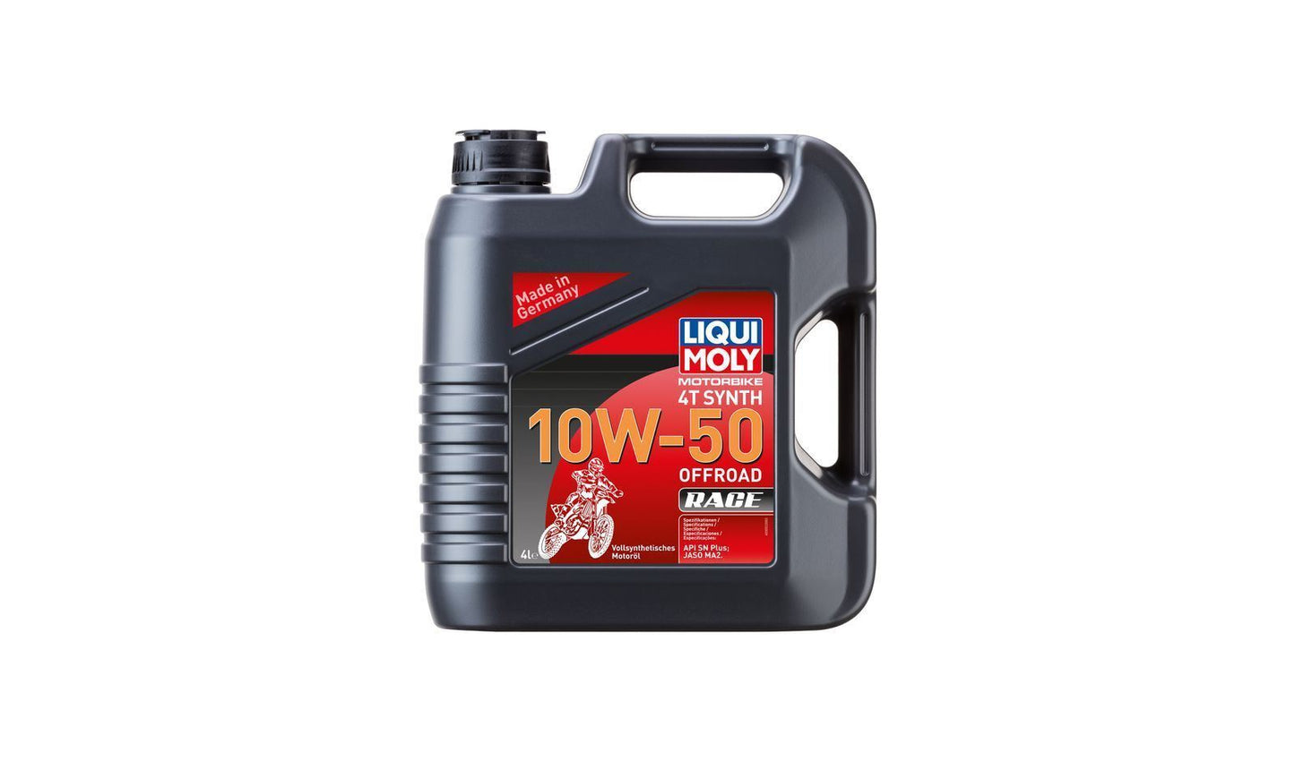 Liqui Moly 4T Motorbike Race 10w50 Off Road Fully Synthetic Oil  4 Litres