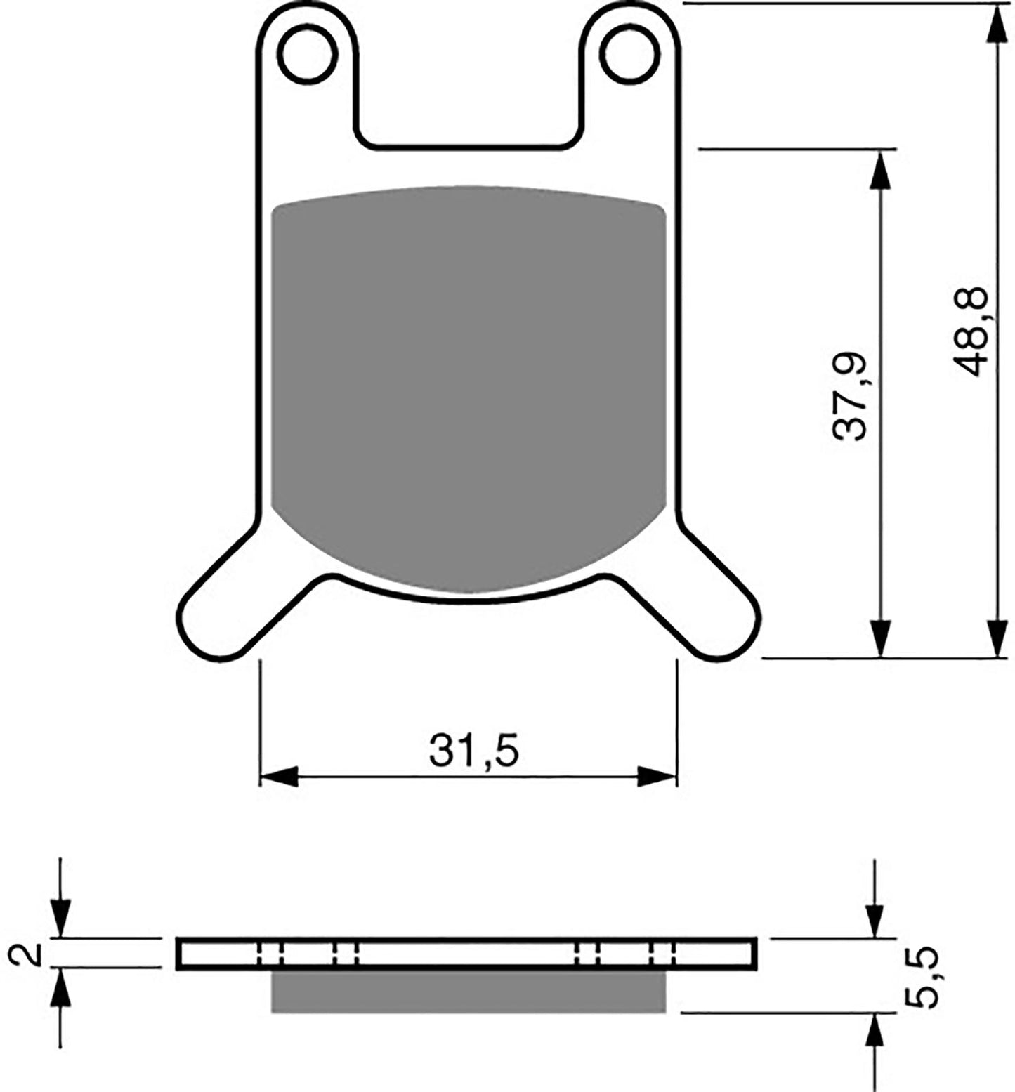 Goldfren Brake Pads AD159, FA50, SBS532, FDB213