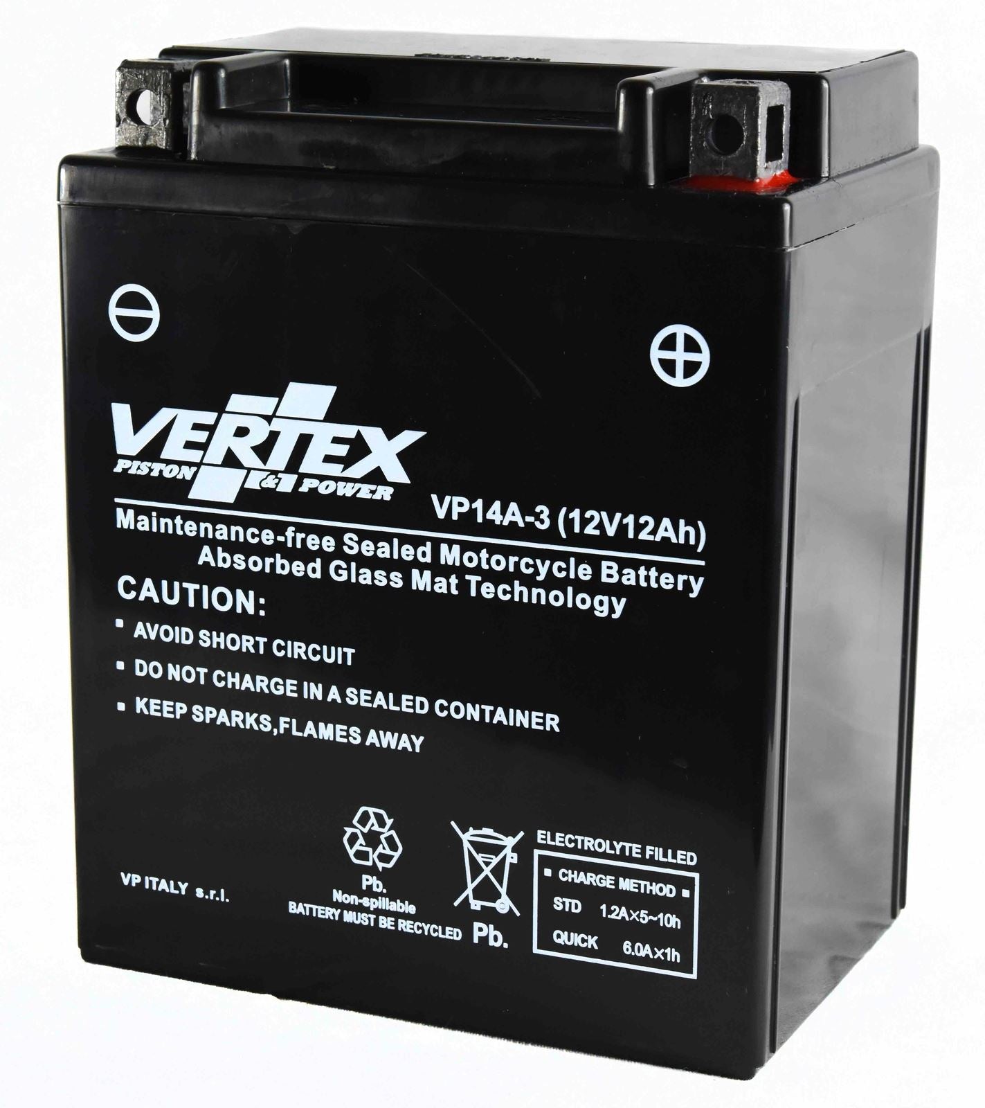 land port ltx14ah-3 VP14A-3 Battery replaces CB14L-A2/CB14L-B2 (L:135 mm x W:92 mm x H:166 mm)