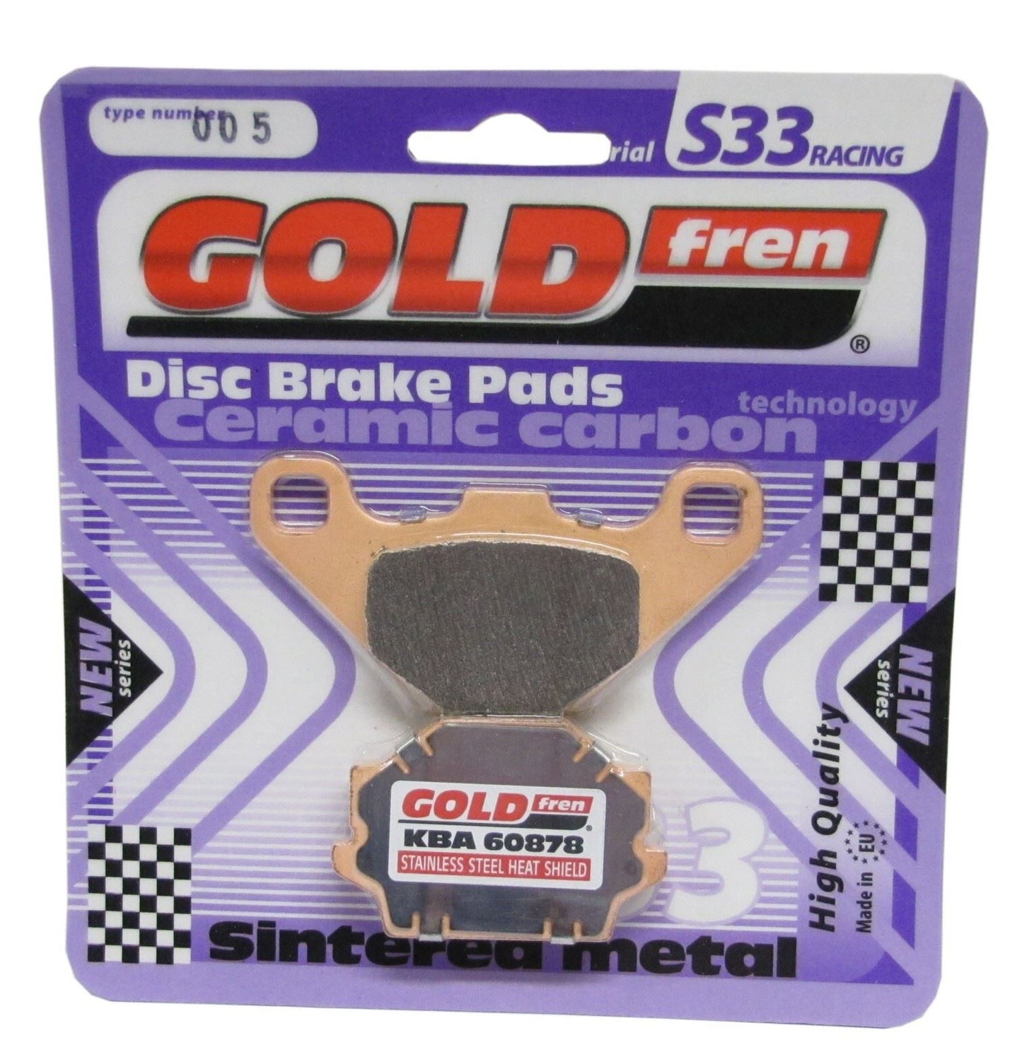 Goldfren Brake Pads S33-005, VD325, FA67, FDB314, SBS586, SBS546