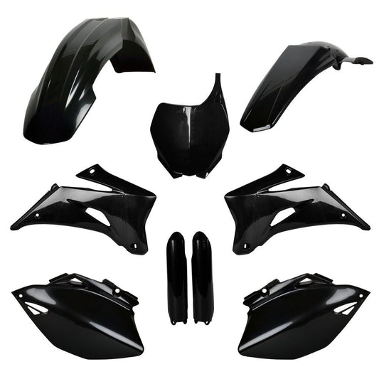 POLISPORT PLASTIC KIT YAMAHA YZ250F 2008-2009, YZ450F 2008-2009, BLACK