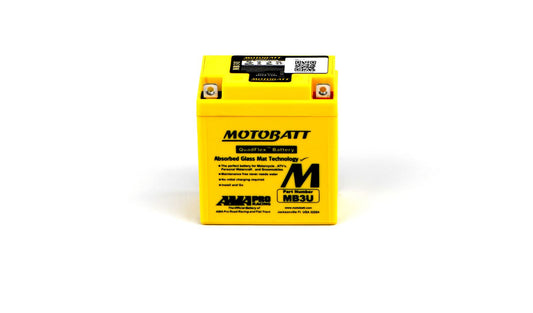Motobatt Battery MB3U 12v 4.0Ah (20Hr) CCA:50A YB3L-A, YB3L-B L:98mm x H:110mm x W:56mm