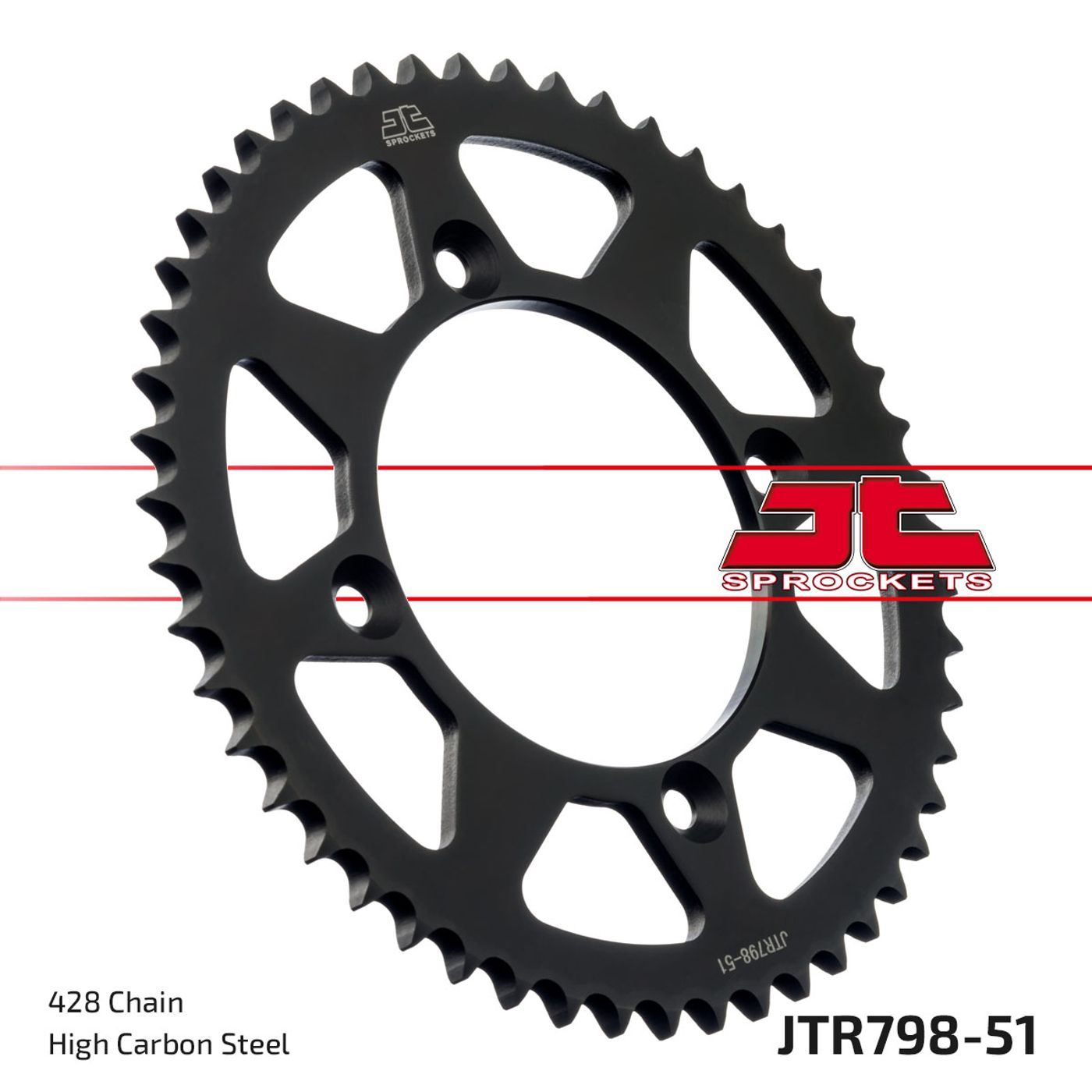 JT Rear Sprocket Yamaha YZ85LW 19-23 (798-51)