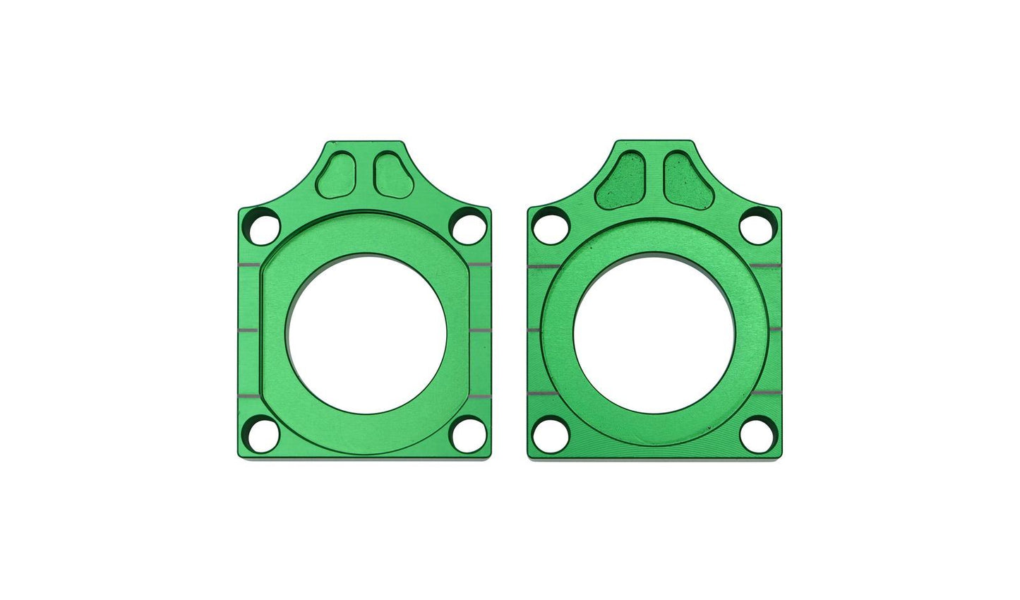Wheel Pulls Green fits Kawasaki KX125 03-08, KX250 03-08, KX250F 06-16, KX450F 06-15, KLX450-15 O.E Ref 33040-0075 & 33040-0020 also Suzuki RM-Z250 04-06