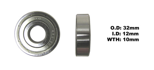 Bearing Koyo 6201ZZ(I.D 12mm x O.D 32mm x W 10mm)