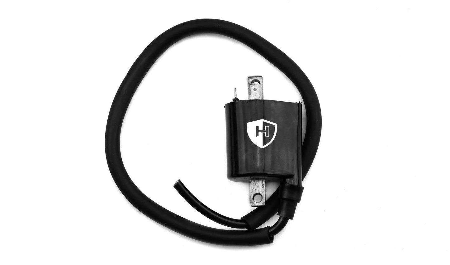 Ignition Coil 12v CDI Single Lead 2 Terminals At 12 & 9 (80mm Centres) (P:1.46Oh, S: 10.67KOh)