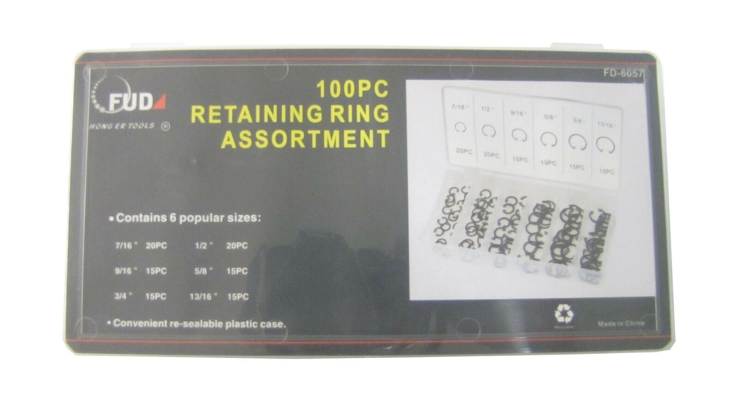 Circlips Internal Metric 100pc Assortment (Kit)