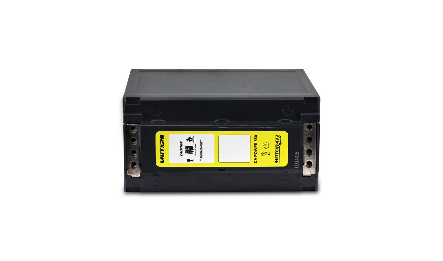 Motobatt Hybrid Battery MHTX20 Lithium, Lead Acid Hybrid 12v CA:550A L:175 x H:155 x W:87