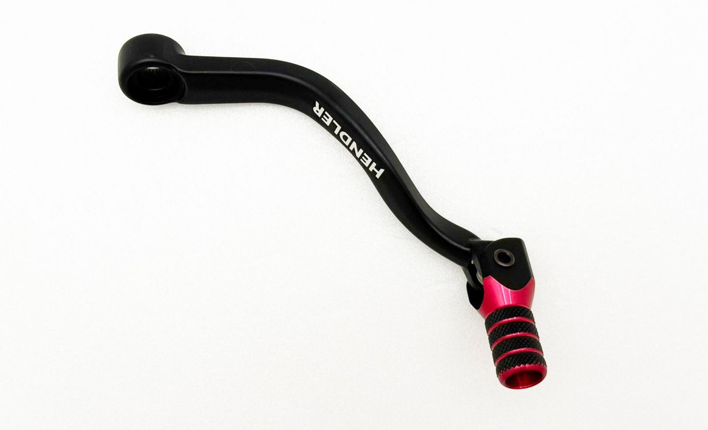 Gear Lever Alloy Black with Red Tip KTM 125 SX 23-25, 250 SX 23-25, 300 SX 23-24, 250 EXC 24, Husqvarna TC125 23-25, TC250 23-25, TE250 24, Gas Gas MC125 24-25, MC250 25, EX250 24-25