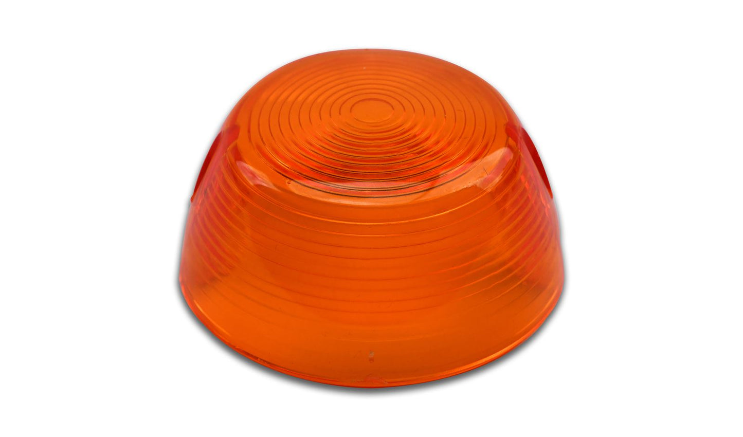 Indicator Lens Yamaha RD125DX, RD200DX (Standard Circle Pattern) (Amber)