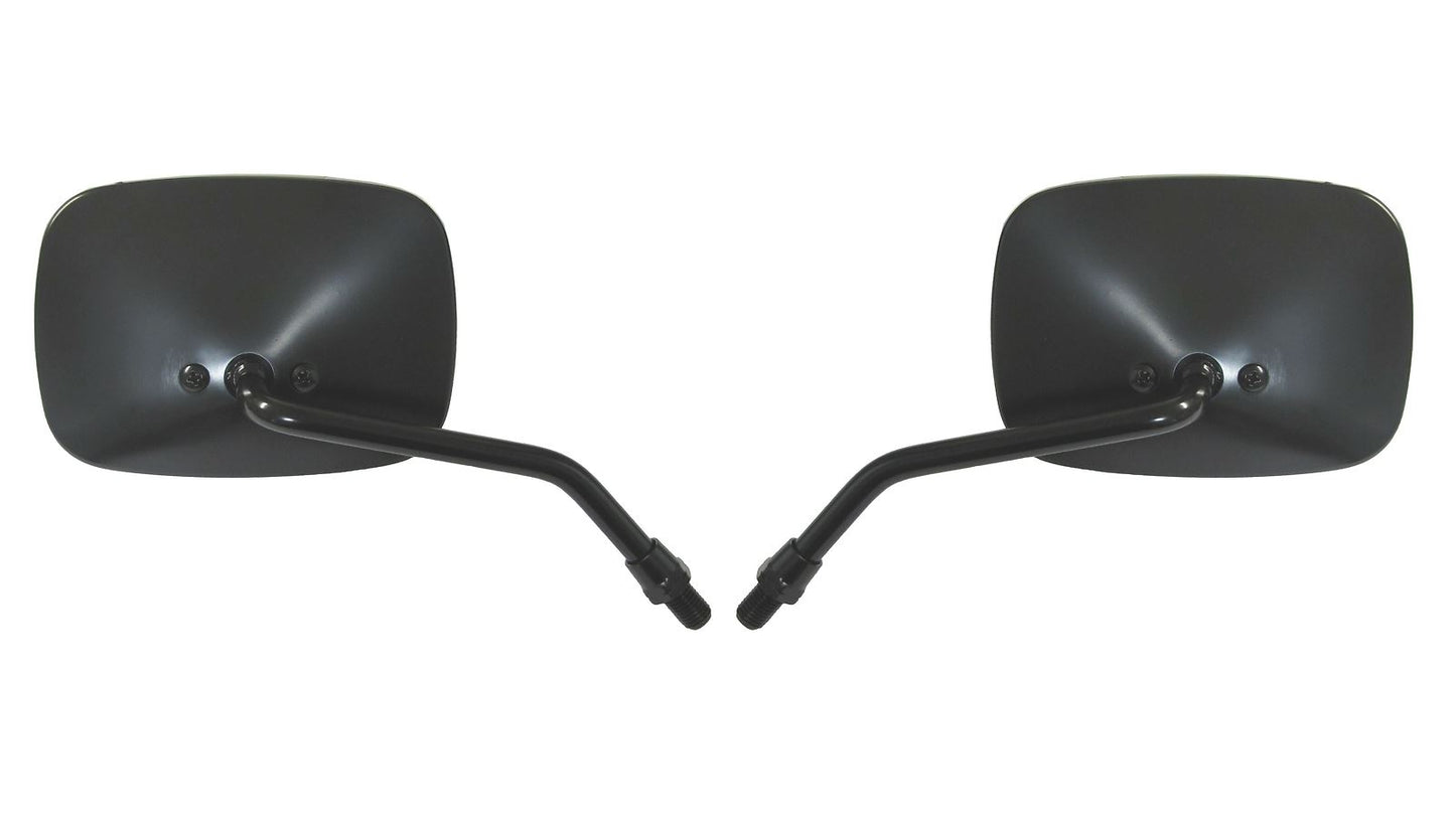 Mirrors Black Rectangle Aprilia Scarabeo & Habana L & R