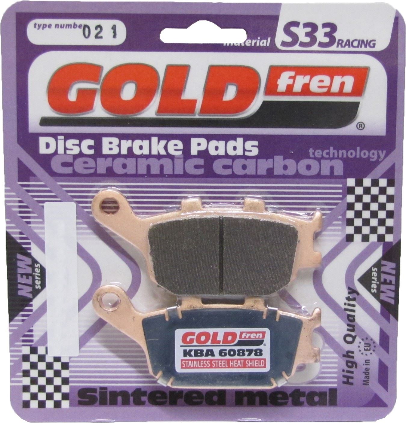 Goldfren Brake Pads S33-021, VD163, FA174, FDB754, SBS670
