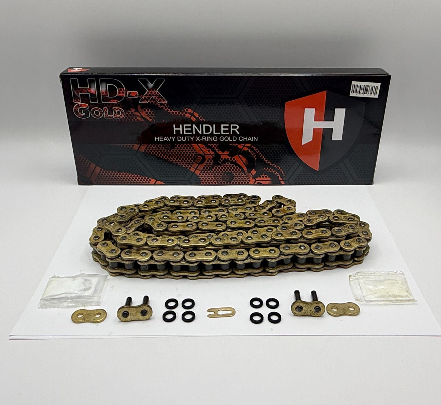 Chain Heavy Duty X-Ring Gold 428-128 Links (23.8KN)