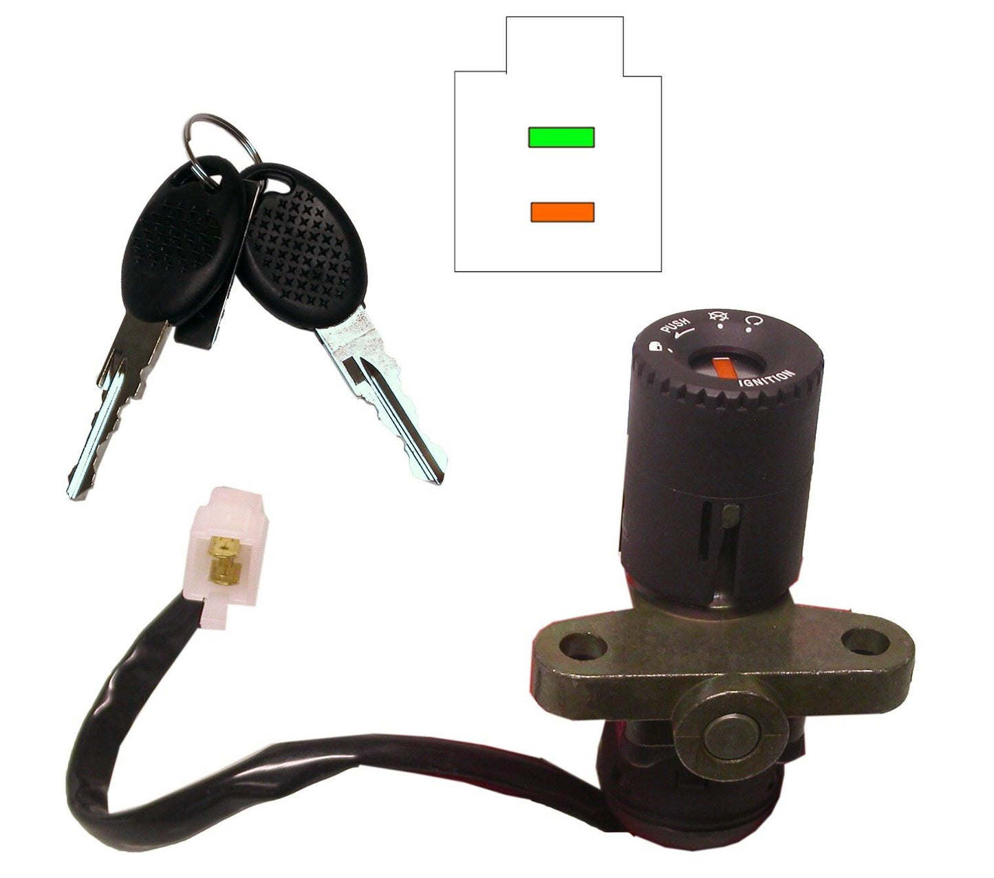 Ignition Switch Aprilia RS125 (2 Wires)