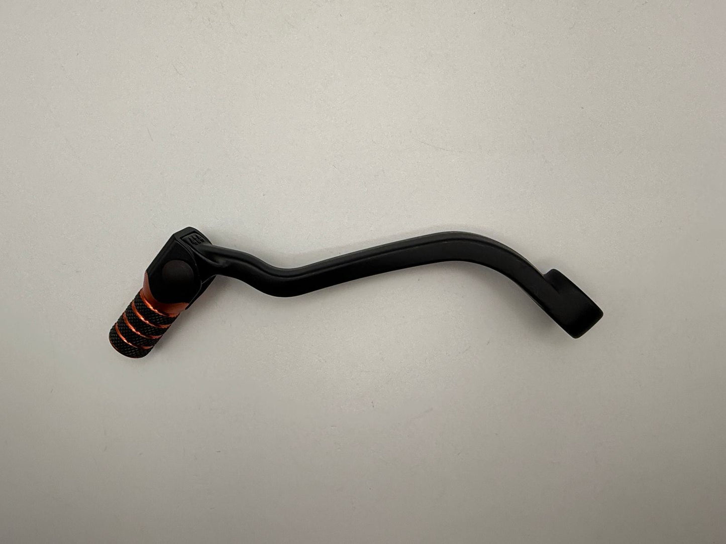 Gear Lever Alloy Black with Orange Tip KTM 250 EXC-F 17-20, 350 SXC-F 17-20, 250 SX-F 16-20, 350 SX-F 16-20, Husqvarna FC250 16-20, FC350 16-20, FE250 17-20, FE350 17-20