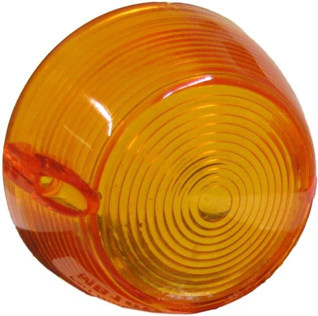 Indicator Lens Yamaha RD125DX, RD200DX (Standard Circle Pattern) (Amber)