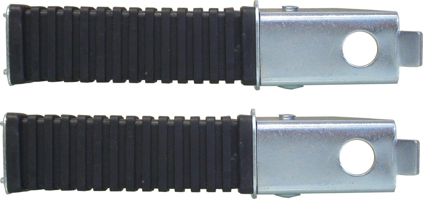 Footrests Rear Rectangle bolt on as fitted to Early Yamaha (Pair)