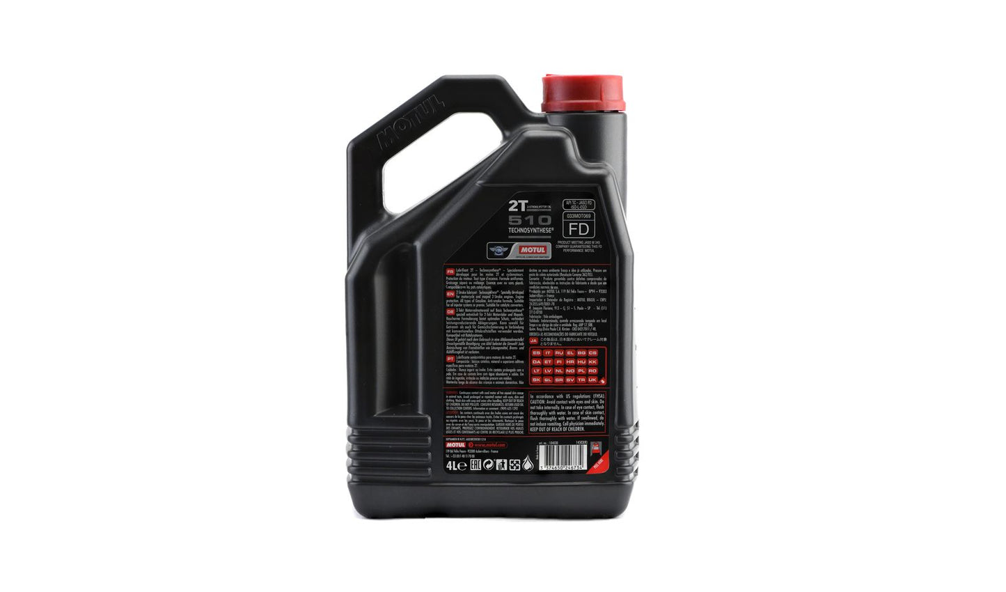 Motul 510 2T Semi Synthetic 4 Litre