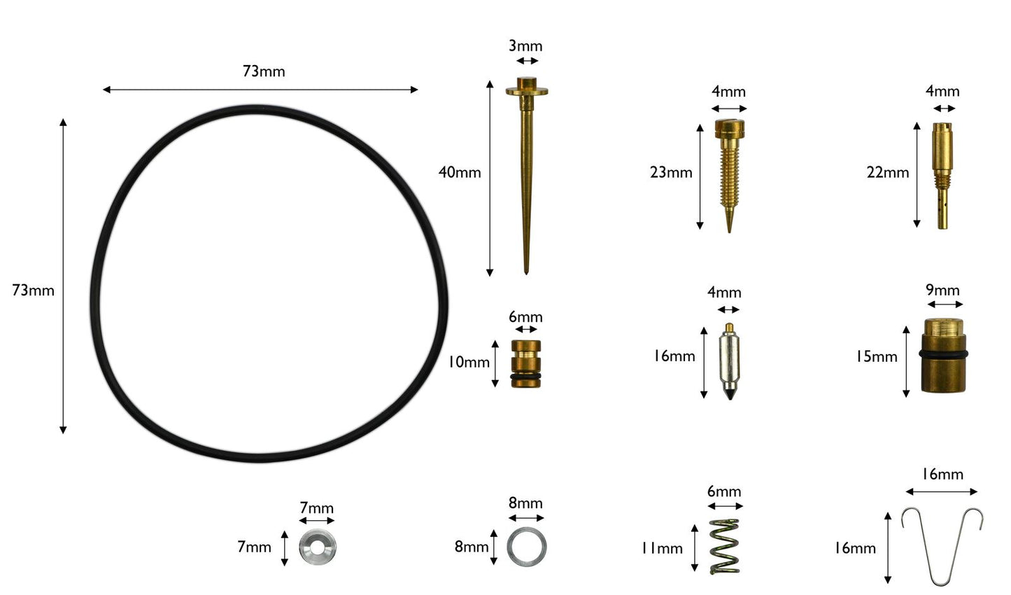 Carb Repair Kit Honda CB350 69-74