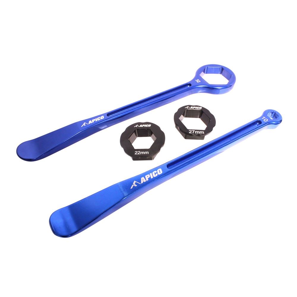 Tyre Lever & Wrench Set Inc - 10, 13, 22, 27, 32mm