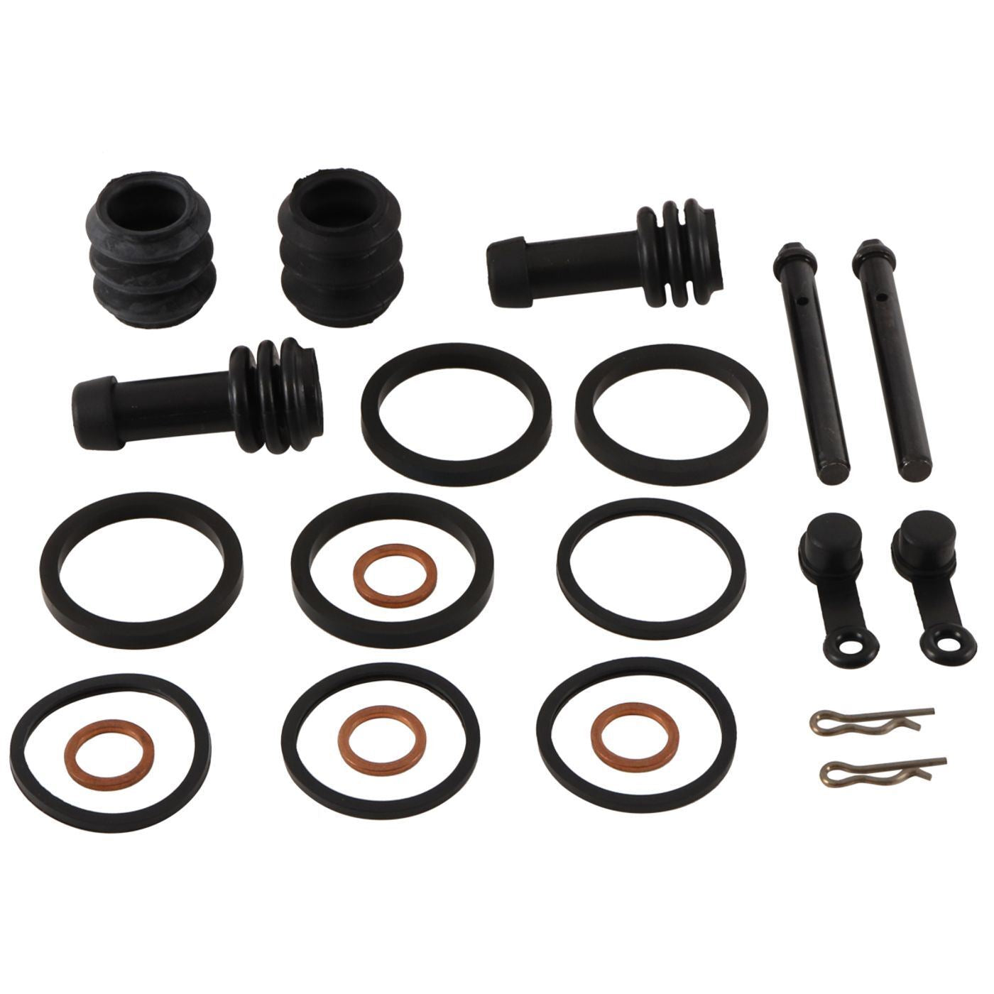 Caliper Rebuild Kit Front Kawasaki ER-6N 09-10, EX 650R 09-16, EX 650R ABS 13-16, KLE650 VERSYS 09-14, VN1500G NOMAD 99-01, VN1500L NOMAD FI 00-04, Suzuki DL650 07-11, DL650 ABS 07-22, DL650 XT ABS 17-22, GSXS750 2016, SFV650 09-15, SV650 2017, S
