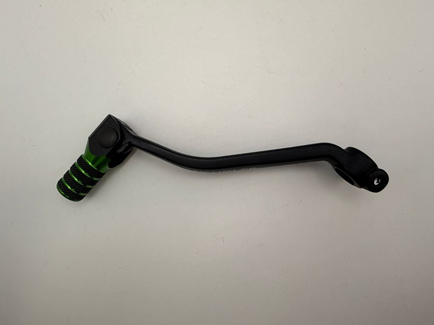 Gear Lever Alloy Black with Green Tip Kawasaki KX250F 09-18, KX250 19-20