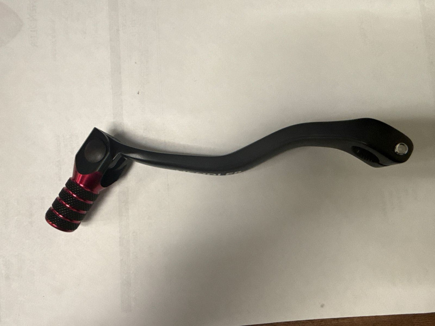 Gear Lever Alloy Black with Red Tip Honda CR250R 04-07