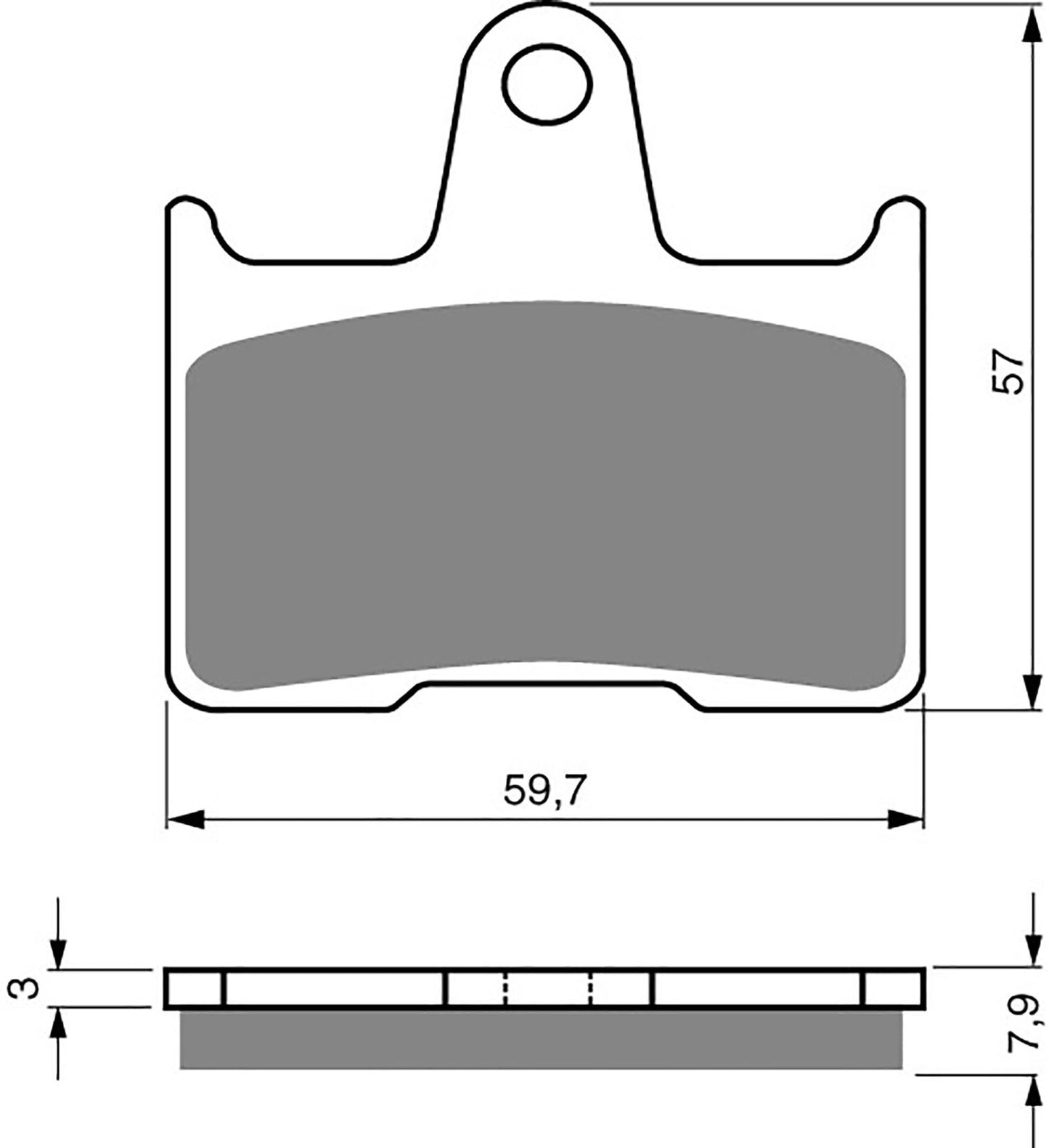 Goldfren Brake Pads S33-148, VD436, FA254, SBS715