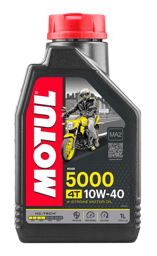 Motul 5000 10w40 4T Semi Synthetic 1 litres YELLOW LABEL