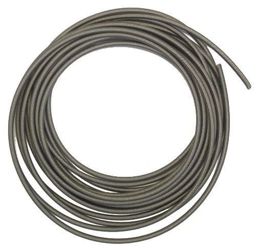 Stainless Braided Brake Hose without covering (10 Mtrs)
