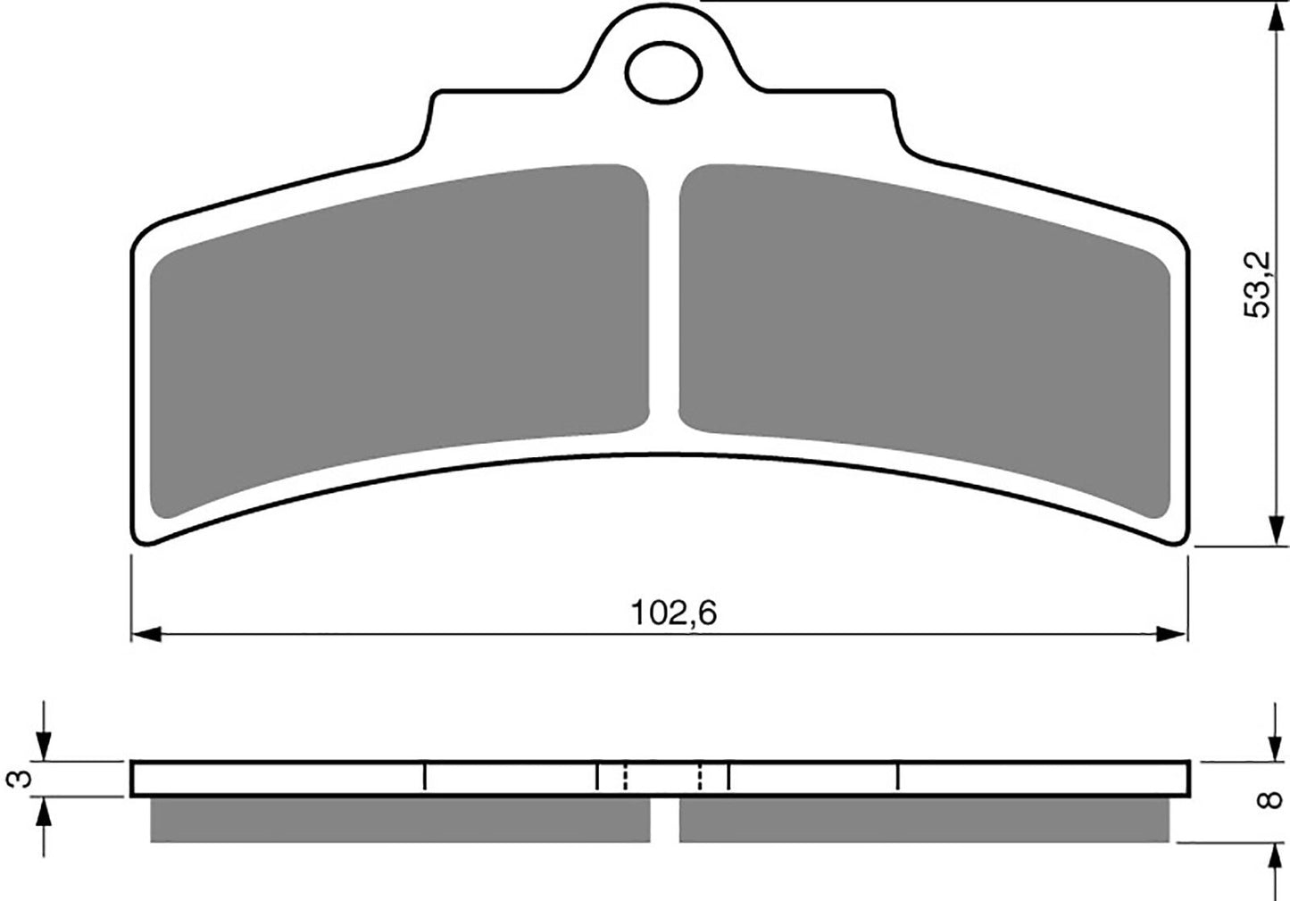 Goldfren Brake Pads AD123, FA183, SBS622, GF119