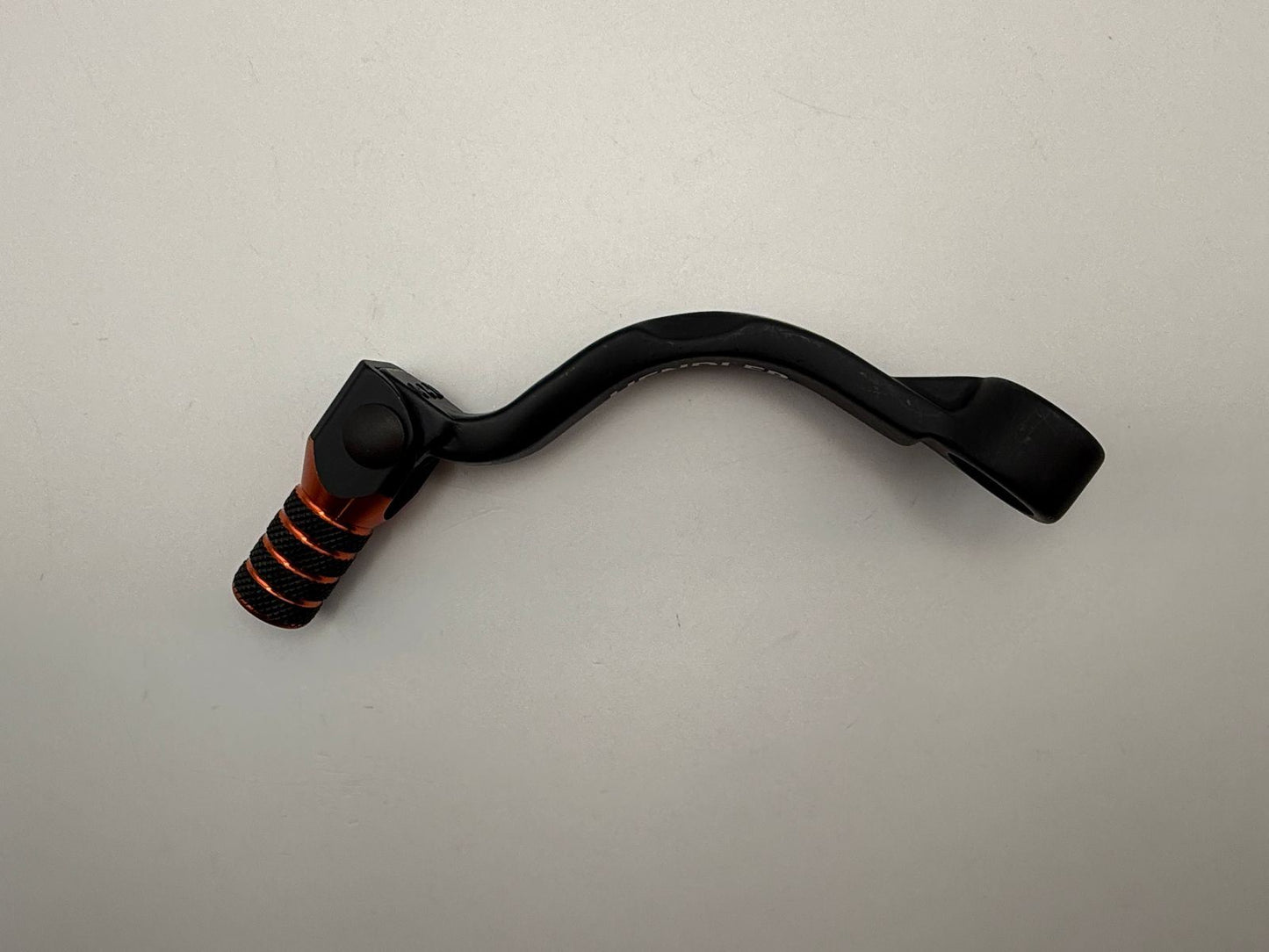 Gear Lever Alloy Black with Orange Tip KTM 85 SX 18-20, 125 SX 17-20, 150 SX 17-20, 125 XC-W 17-19, Husqvarna TC85 18-20, TC125 17-20, TE150 17-19, TX125 17-19